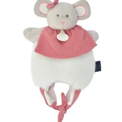 Doudou amusette 3 en 1 Souris Les petits futés