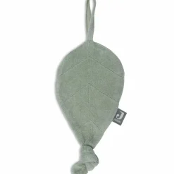 Doudou attache sucette feuille Ash Green