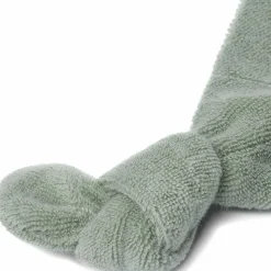 Doudou attache sucette feuille Ash Green