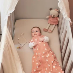 Doudou attache sucette feuille Nougat