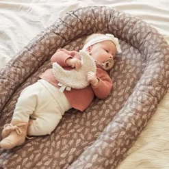 Doudou attache sucette Lune Nougat