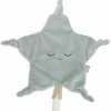 Doudou attache sucette Star Sea Green