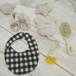 Doudou attache sucette Teddy Mouton