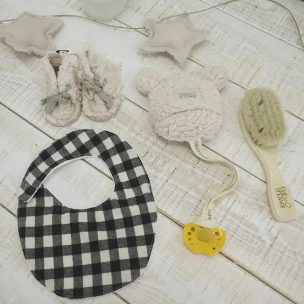 Doudou attache sucette Teddy Mouton