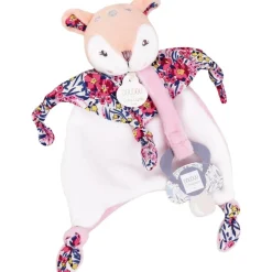 Doudou attache-sucette Boh'aime Faon (20 cm)