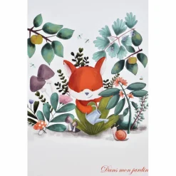 Doudou attache-sucette Romarin Le Renard (19 cm)