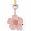 Doudou attache-tétine en gaze de coton Fleur Fairy Garden
