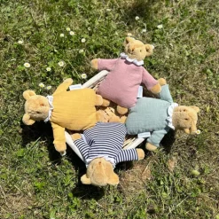 Doudou avec hochet Ours Marinière