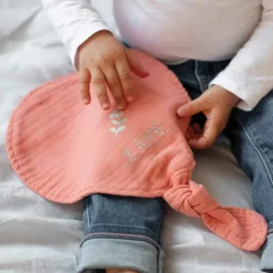 Doudou ballon Rose (personnalisable)