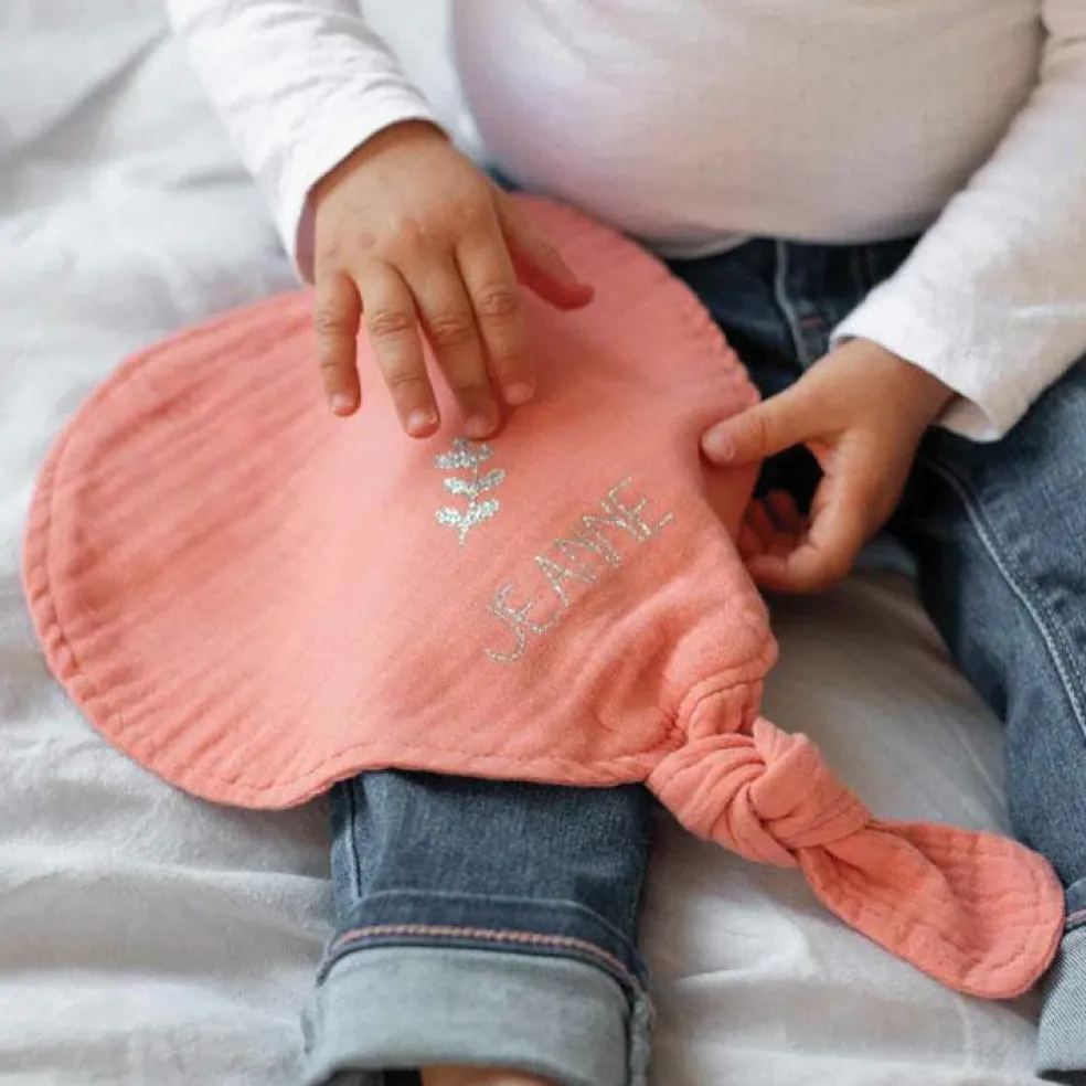 Doudou ballon Rose (personnalisable)