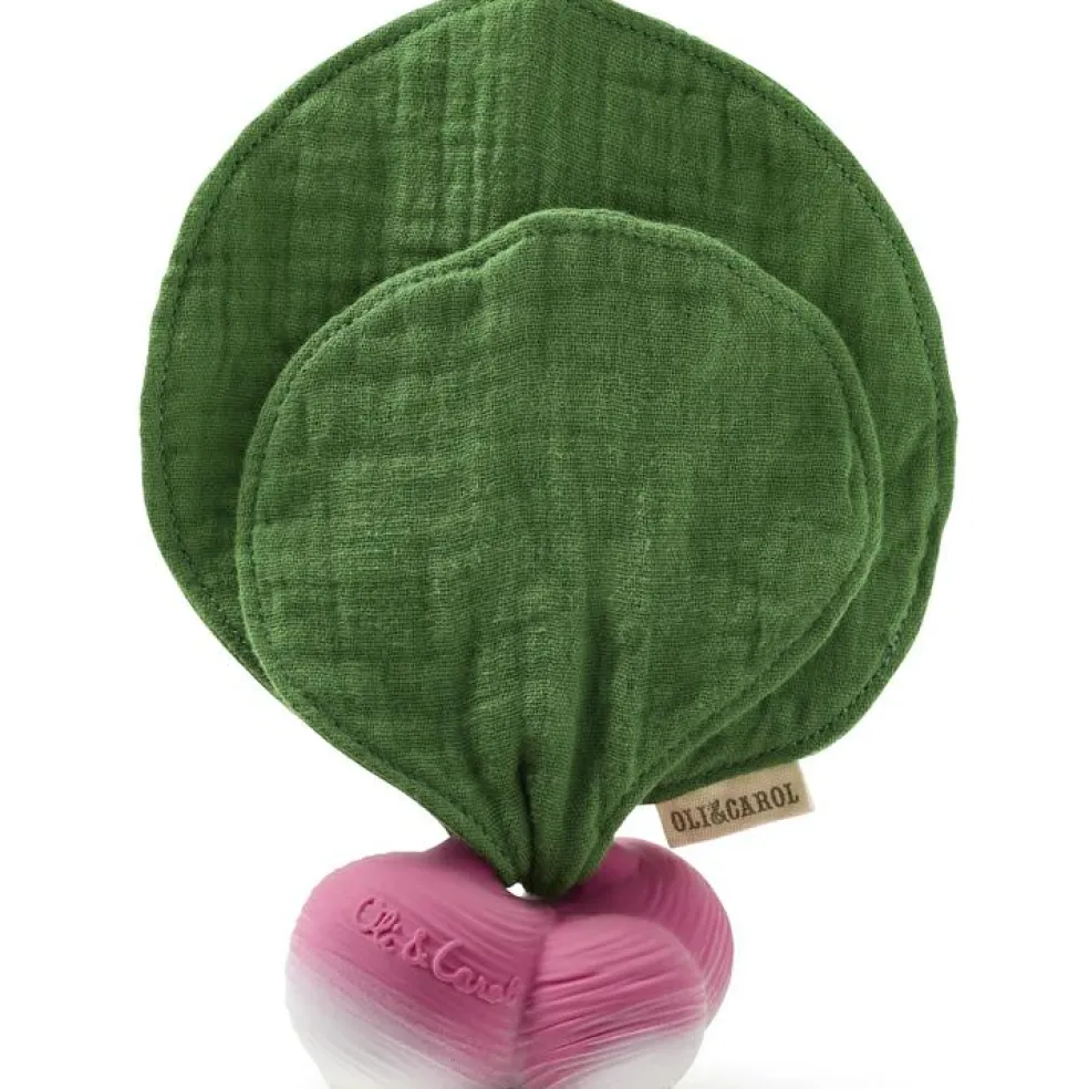 Doudou de dentition 2 en 1 Ramona le radis