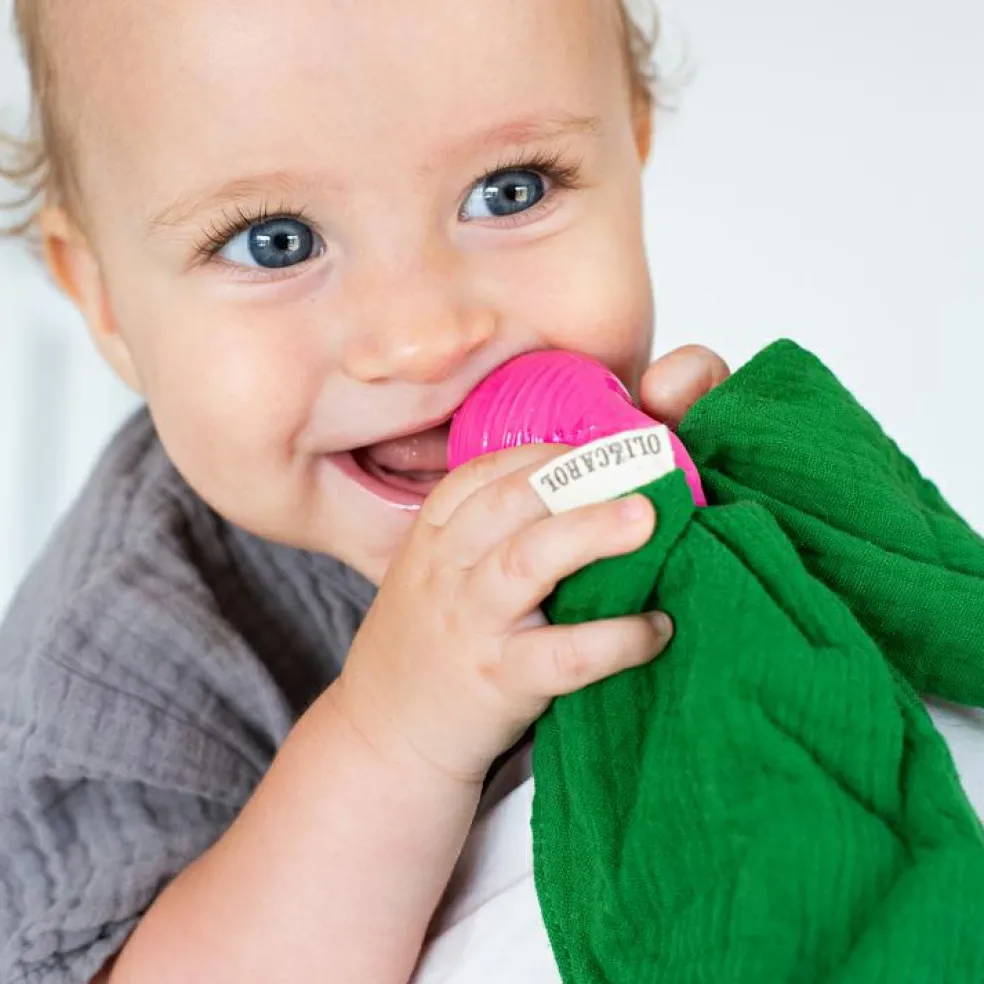 Doudou de dentition 2 en 1 Ramona le radis