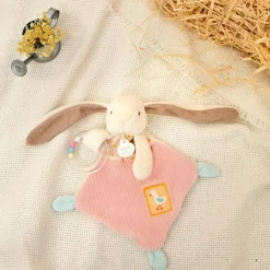 Doudou hochet Lapin Ciboulette Dans mon jardin (21 cm)