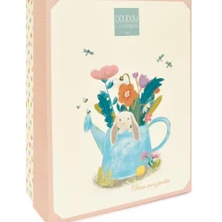 Doudou hochet Lapin Ciboulette Dans mon jardin (21 cm)