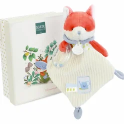 Doudou hochet Romarin Le Renard Dans Mon Jardin (21 cm)