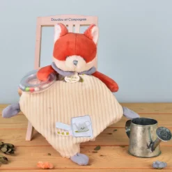Doudou hochet Romarin Le Renard Dans Mon Jardin (21 cm)