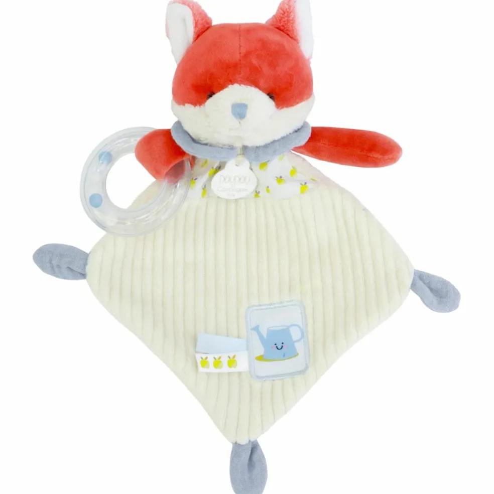 Doudou hochet Romarin Le Renard Dans Mon Jardin (21 cm)
