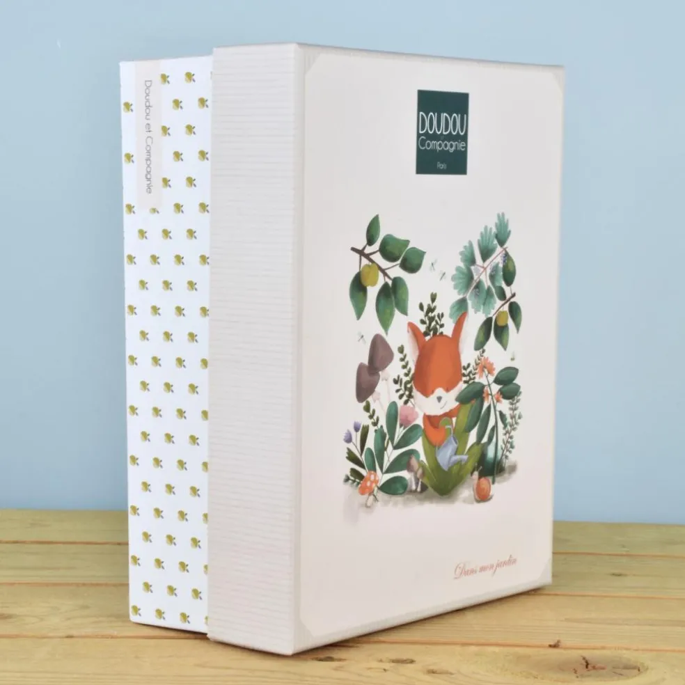 Doudou hochet Romarin Le Renard Dans Mon Jardin (21 cm)