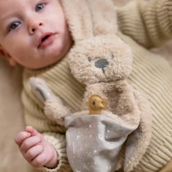 Doudou Lapidou Teddy Glow phosphorescent Sable