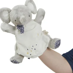 Doudou marionnette éléphant (24 cm)