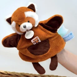 Doudou marionnette Panda roux