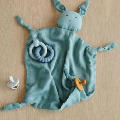 Doudou plat Agnete Rabbit peppermint
