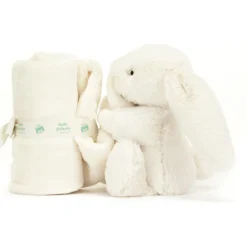 Doudou plat Bashful Lapin Cream (34 cm)