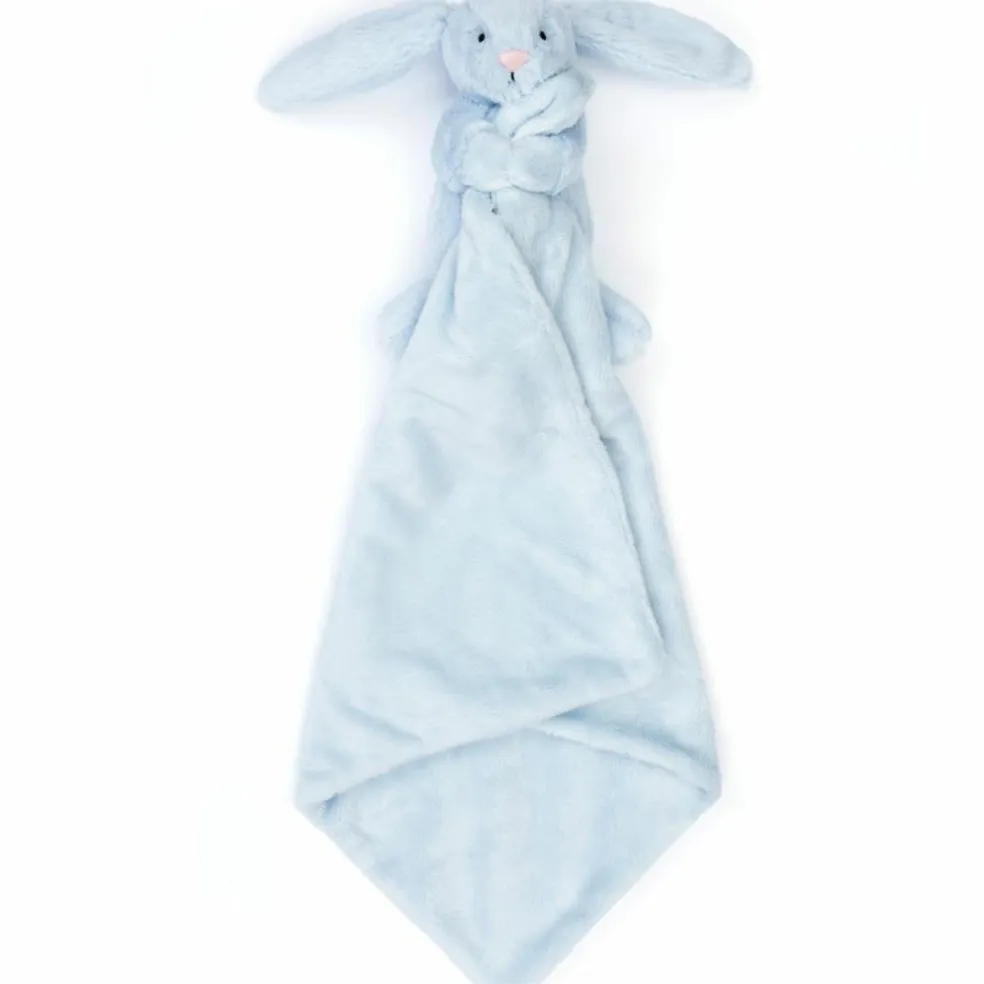 Doudou plat Bashful Lapin Bleu