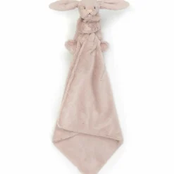 Doudou plat Bashful Luxe Lapin Rose
