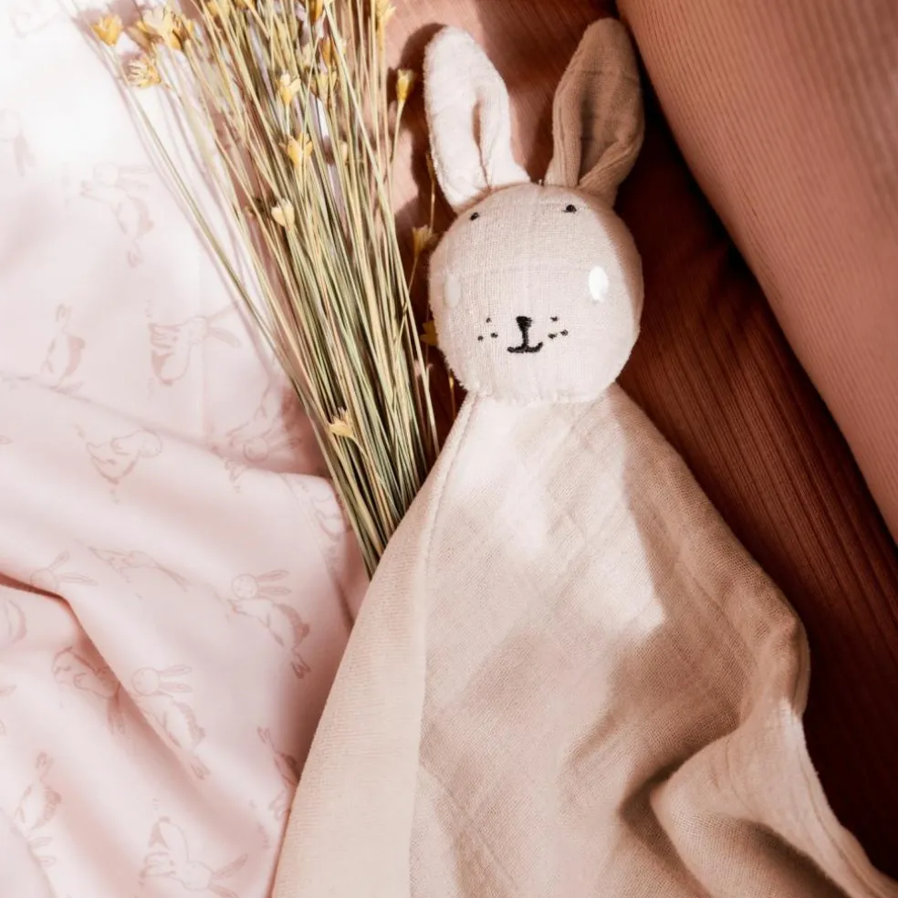 Doudou plat Bliss Blossom Mrs. Rabbit