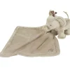 Doudou plat Ferdinand éléphant taupe