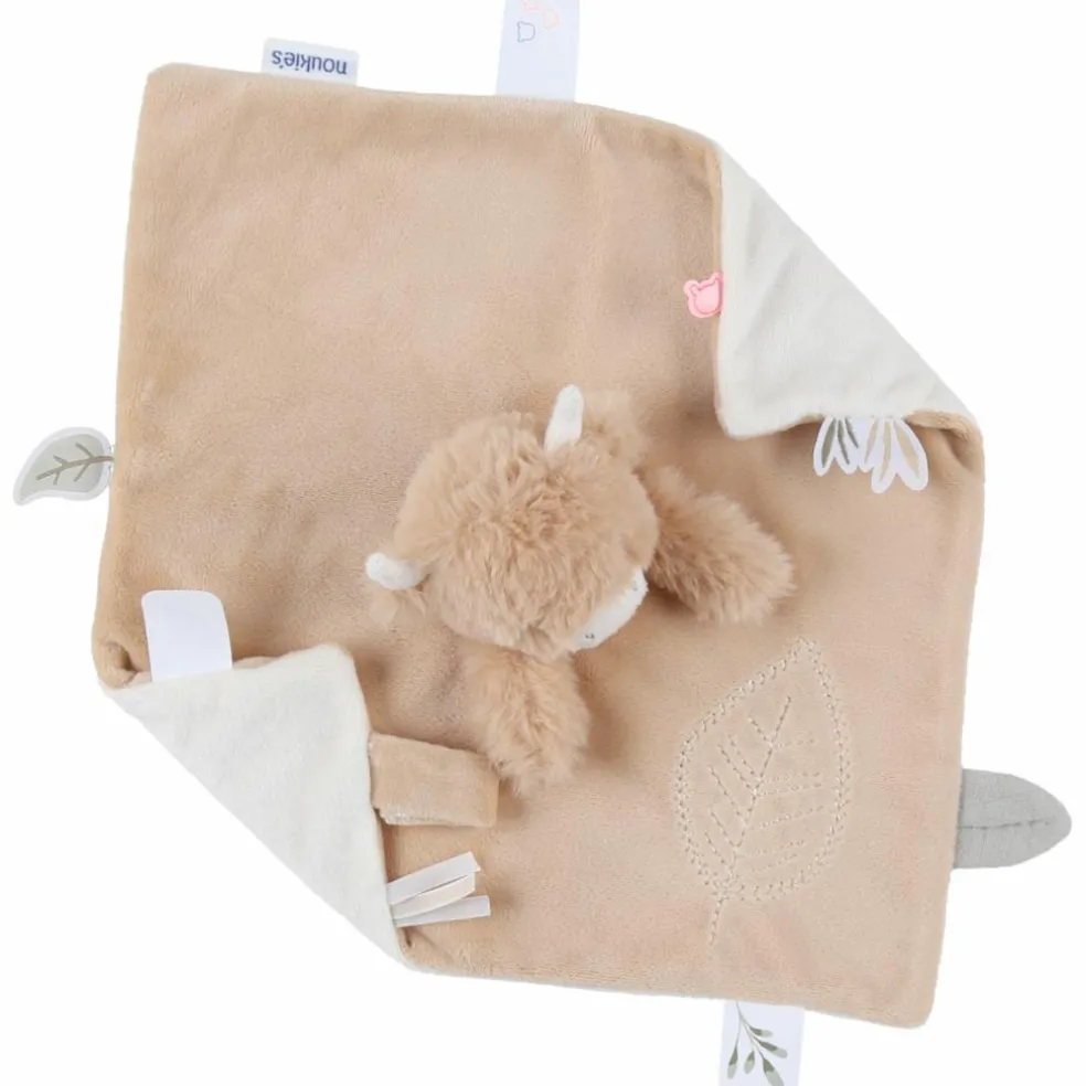 Doudou plat Fluffy Cow