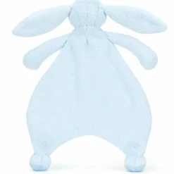 Doudou plat Lapin Bleu