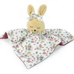 Doudou plat Lapin Garden
