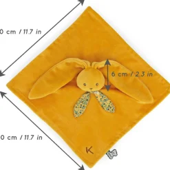 Doudou plat Lapinoo ocre