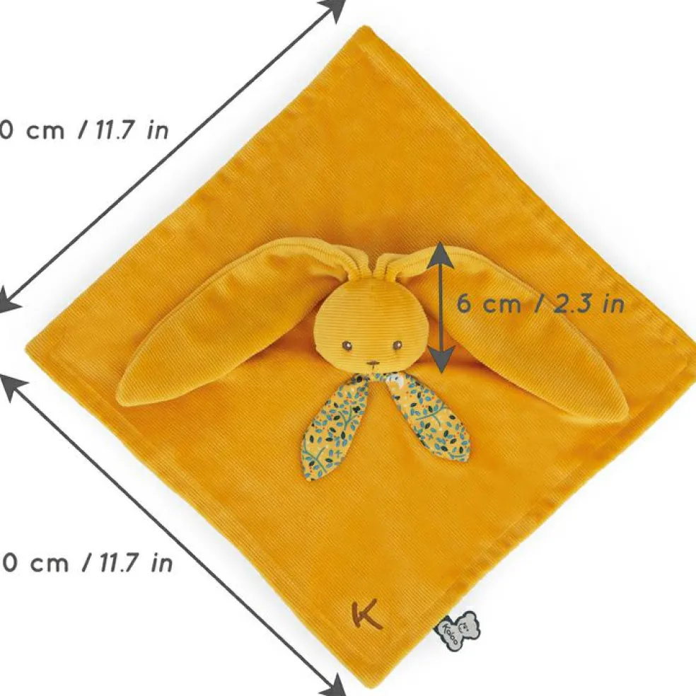 Doudou plat Lapinoo ocre