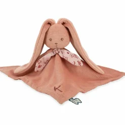 Doudou plat Lapinoo terracotta