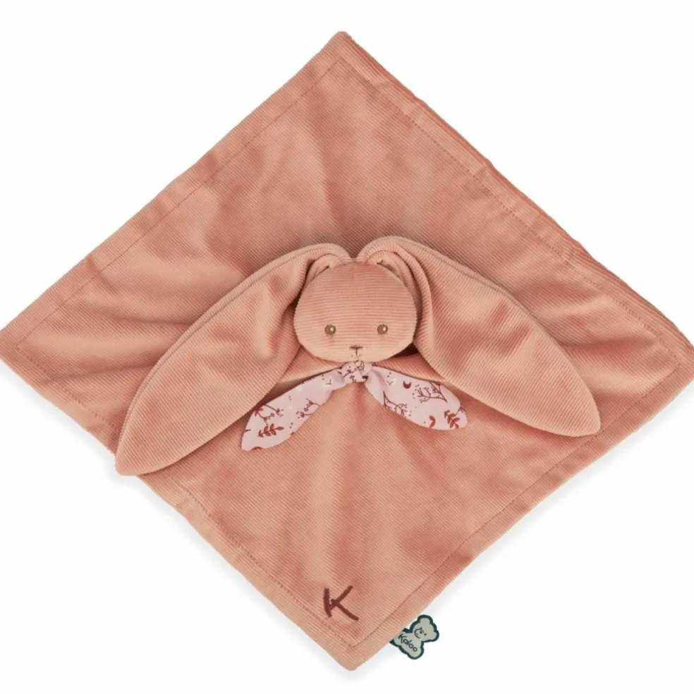 Doudou plat Lapinoo terracotta