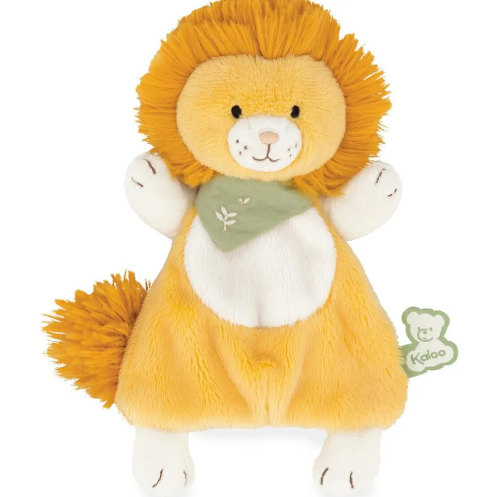 Doudou plat Lion nougat