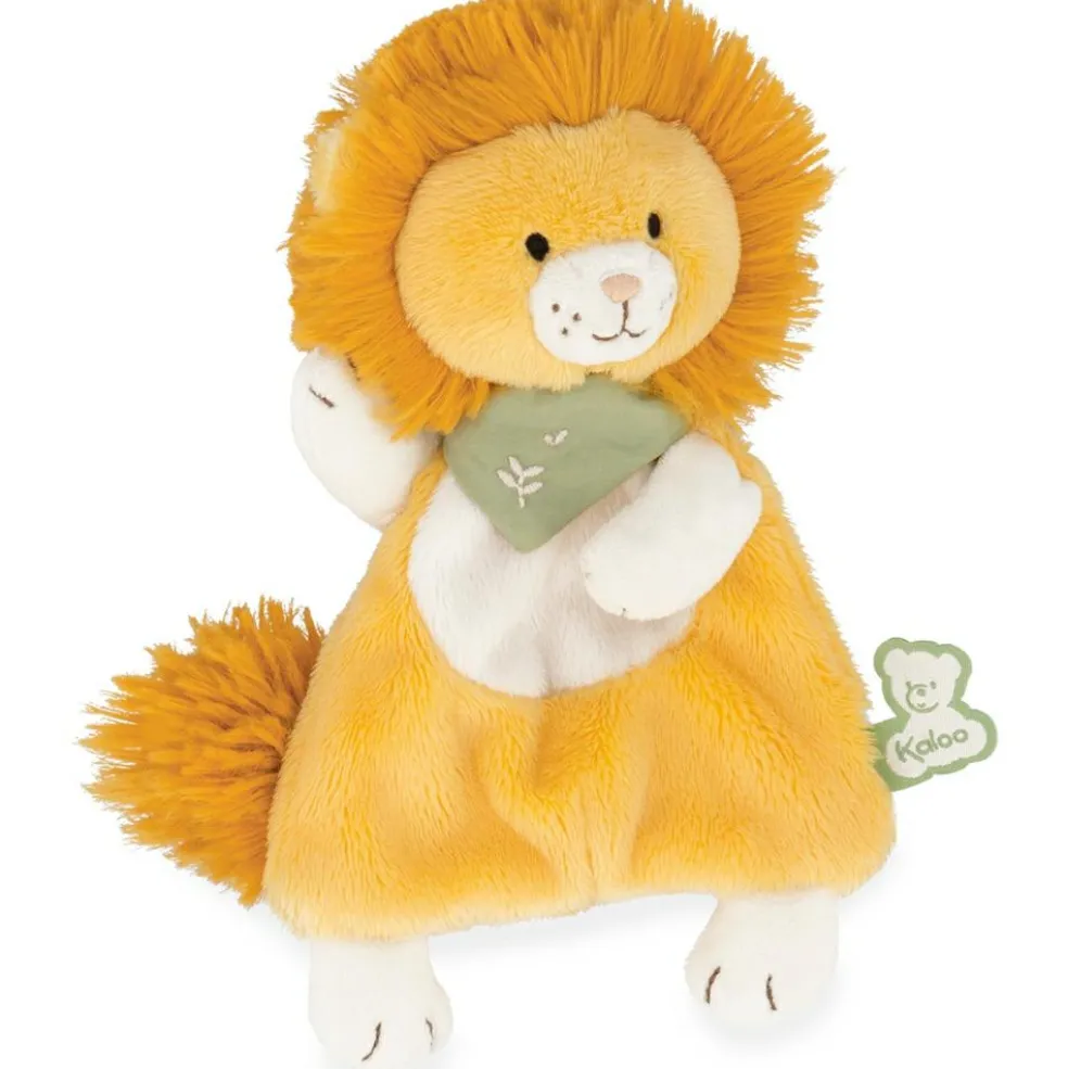 Doudou plat Lion nougat