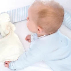 Doudou plat mouton écru (25 x 25 cm)