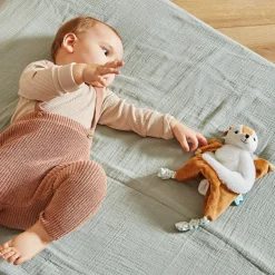 Doudou plat Nathan le faon