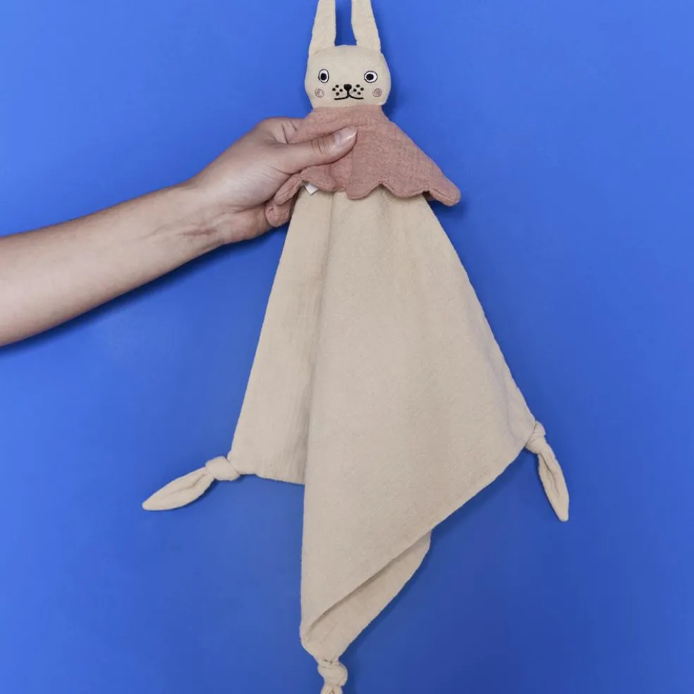 Doudou plat Ninka le lapin