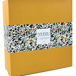 Doudou plat pétale Lion Boh'aime (27 cm)