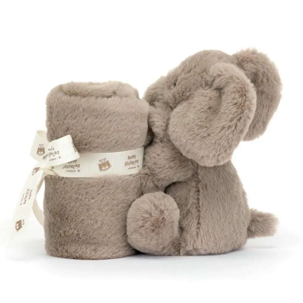 Doudou plat Smudge Eléphant