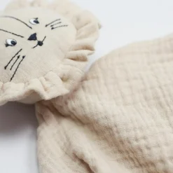Doudou plat Tam Tam Lion Sable