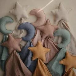 Doudou plat étoile Natural