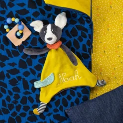 Doudou Puce jaune Puce et Pilou