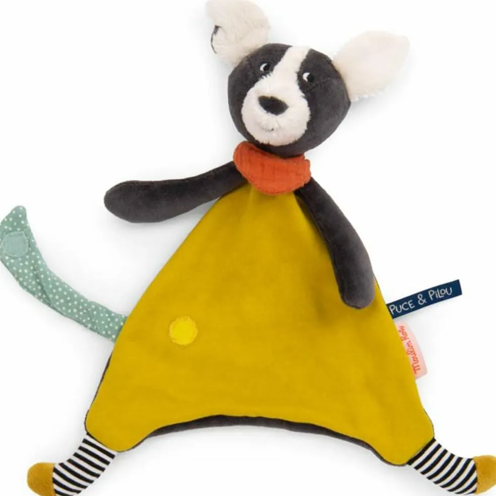 Doudou Puce jaune Puce et Pilou (personnalisable)