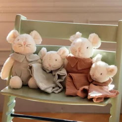 Doudou Souris Poppy Cannelle